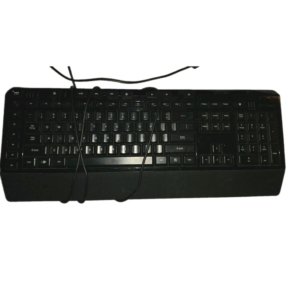 Microsoft SideWinder X4 Wired Gaming Keyboard Illuminated Keys KU-0951